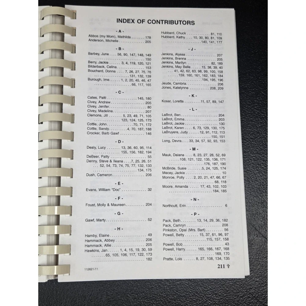 Centenary United Methodist Church Cookbook Bonne Terre, MO 2011 Spiral